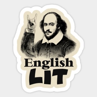 English LIT Sticker